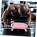 BESPORTBLE Healthy Abdominal Discs Workout Sliders Roller Abdominal Training Plate Exercise Equipment Comfortable Handle for Core Strength