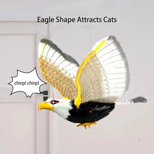 Image of Battery Operated Flying Eagle Toy for Kids 3+| 360 Degree Automatic Revolving Toys for Boys and Girls Fly Falcon with String Attached Birthday Gift for Children Educational & Decoration Items