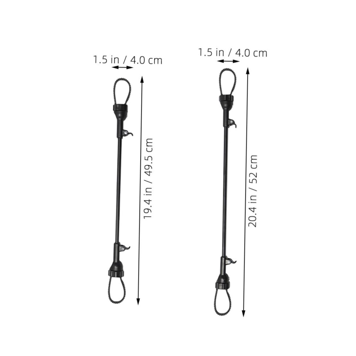 Totority 2pcs Adjustable Stroller Connectors for Double Stroller Foldable Pushchair Adapter Pram Accessories Straps Clips