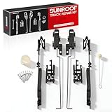 Sunroof Track Repair Kit - for Ford F150/F250/F350/F450, for Ford Expedition & for Lincoln Navigator, for Lincoln Mark LT, OE Replacement #02ESR1201ABK, Black