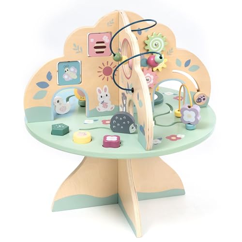 Table d'apprentissage arbre multifonctionnel en bois durable