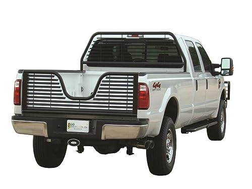 Go Industries 6142 Black Louvered V-Gate Tailgate for Ford F-250/350 HD