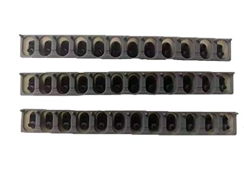 Image of Keyboard conductive Rubber. Rubber pad silicone Pads Buttons Fix, compatible with Yamaha part of PSR /KB /DGX series conductive adhesive strips (1group （12 keys）)