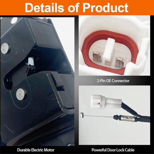 Image of Rear Trunk Lock Actuator Compatible with 1996 1997 1998 1999 2000 2001 2002 4Runner Back Hatch Door Liftgate Tail Gate Latch Motor Assembly