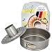 Produktbild RBV Birkmann Springform Ø 26 cm rund mit 2 Böden | Flach- und Rohrboden | Backform für Kuchen und Torten, Gugelhupf und Rührkuchen | Anithaftbeschichtung | grau | Basic Baking