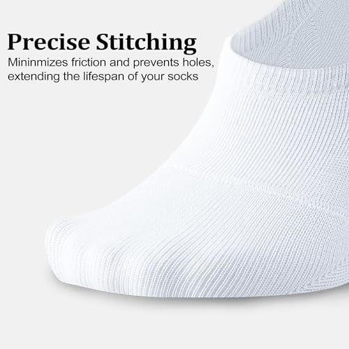 Image of No Show Socks Womens,Cotton Low Cut Ankle Socks,Non Slip Invisible Socks for Flats Sneakers Daily Wear 10 Pairs