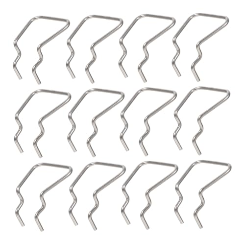 Amosfun 12pcs Hardware Tool Display Stand Perforated Wall Hooks Single Hooks for Hanging Tool Organiser Wall Mounted in Garage Workshop Kitchen