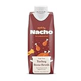 Made by Nacho Bone Broth Cat Food Topper for Hydration and Picky Eaters - Add Protein and Flavor to Your Dry Cat Food – Supports Optimal Nutrition, Digestion, Skin & Coat, 11 oz. Turkey