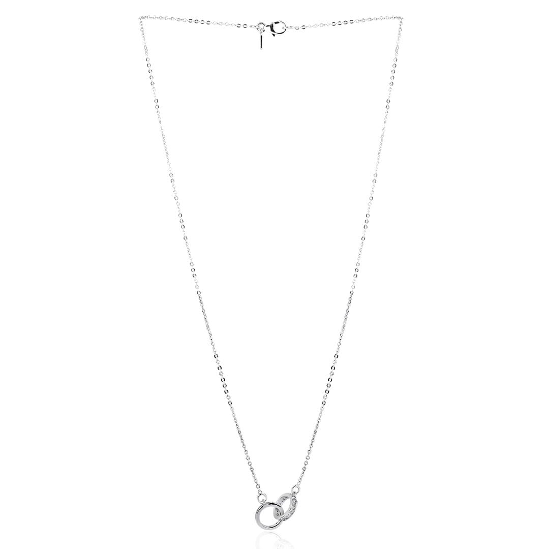 925 Sterling Silver Entwined Ring Necklace | Pendant Necklace to gift for Women & Girls | With Certificate of Authenticity and 925 Stamp | March By FableStreet (B0C8NNG94G) Amazon Price History, Amazon Price Tracker