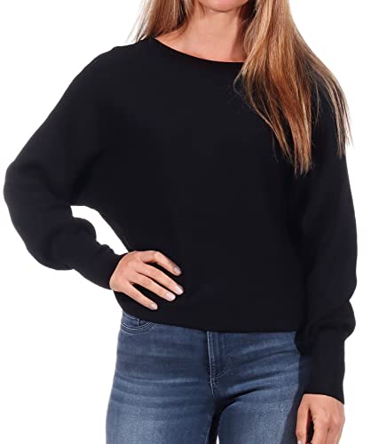ONLY Adaline Life Mujer Jersey de Punto Negro XL 80% Viscosa,20% Nylon Regular
