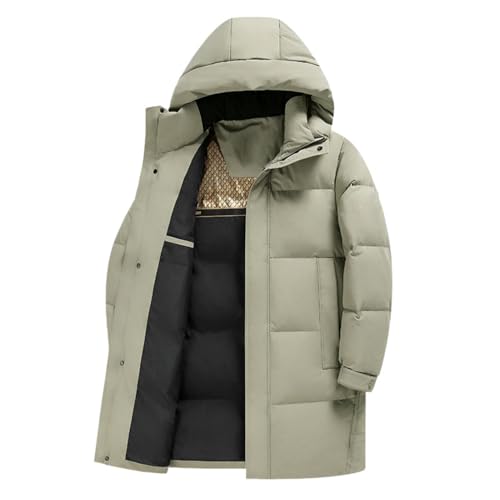 Veste d'hiver mi-longue homme USTZFTBCL chaude et polyvalente