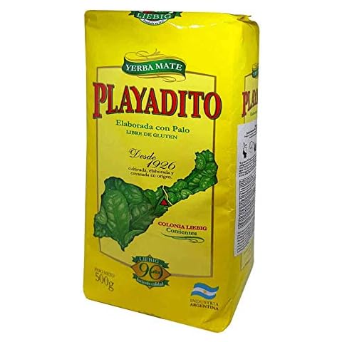 Playadito Yerba Mate Tea - with Stems (Con Palos) (2 x 500gr) Cover