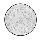 Printed Carpet, Non-Shedding Non-Slip Area Rugs and Soft Comfy Machine Washable Rugs, Decor Mat for