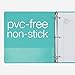 Cardinal 3 Ring Binders, Binders for School and Office, Durable 1.5 Inch, Round Rings, Holds 350 Sheets, ClearVue Presentation View, Non-Stick, Assorted Tropical Colors, 4 Pack (79558)