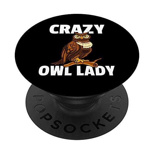 Owl For Women Girls Lover PopSockets Swappable PopGrip