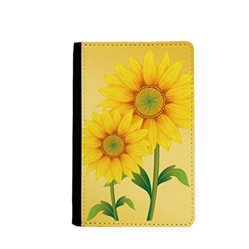 Étui passeport tournesol jaune anti-pliure pour ne plus perdre vos cartes d'embarquement en voyage