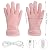Kisangel 2 Sets USB Heated Gloves Hand Warmers Rechargeable Work Gloves Winter Gloves Recharge Hand Warmer Electric Heated Gloves Winter Women Suede Gloves Leather Outdoor Sports Gloves ski