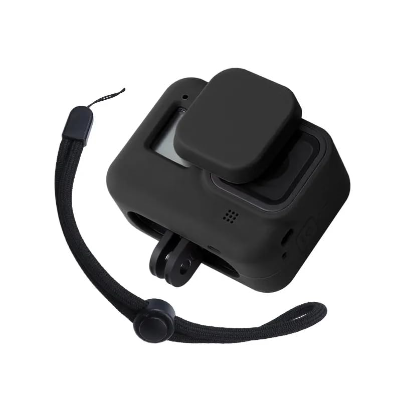 REFLEX CAMERA Protective Waterproof Silicone Sleeve Lens Cover Body Case with Lanyard for GoPro Hero Action Camera Durable Protection, Anti-Scratch, Shockproof, Perfect for Outdoor Sports & Adventure