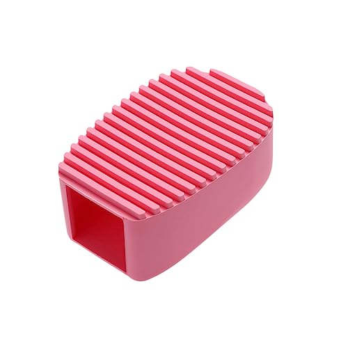 Beaupretty Mini Planche à Laver Silicone Colorée Brosse De Nettoyage Portable Pour Vêtements Pour Lavage Utilisation Polyvalente Rose