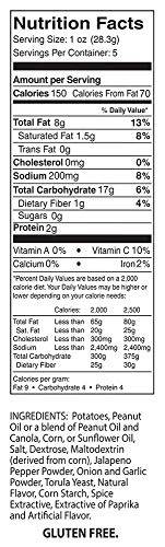 Zapp’s New Orleans Kettle-Style Potato Chips, Hotter ‘N Hot Jalapeno – Crunchy Chips With A Spicy Kick, Great For Lunches Or Snacking On The Go, 5 Oz. Bag (Pack Of 12) #TOP6