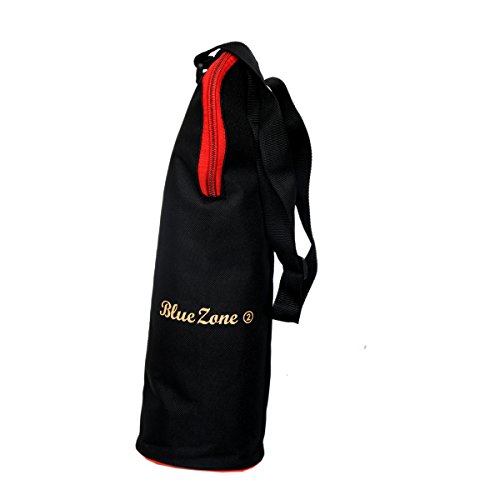 Image of Kuber Industries Canvas Water Bottle Bag, Black, 750 ml (KI41813)