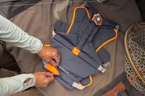 RUFFWEAR Bürstenschutz Hund Brustschutz & Hebeunterstützung für Hunde, Hunde-Brustgeschirr hinzufügen On, Hunde-Rucksack-Tragetasche Stabilisator für kleine Hunde, Basalt Grey, Large/X-Large