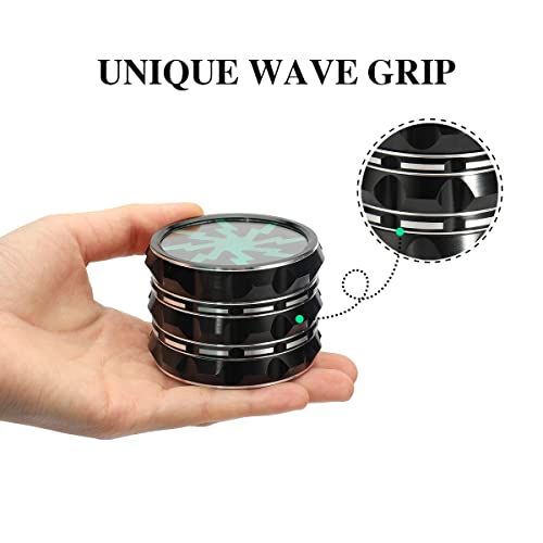 TIRIRS 2.5" Grinder Black and Green