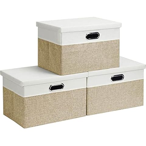 Febzoce Extra Large Fabric Storage Boxes Cover