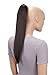Produktbild PRETTYSHOP 50cm Haarteil Zopf Pferdeschwanz Haarverlängerung Glatt Braun H149