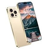 Smartphone 5G Débloqué I16 Pro Max, Écran HD 7,3', 16Go RAM, 1To ROM, Double SIM, Appareil Photo 72 Mpx 108 Mpx, Android 14, Compatible Wi-Fi, Bluetooth, GPS Et Reconnaissance Faciale,Gold-7.3 Inch