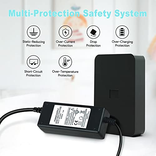 SLLEA 4-Pin 12V 5V 2A AC/DC Adapter for VANTEC NexStar NST-350U2 External 3.5 Hard Disk Drive Enclosure HDD HD 12V 5V Power Supply Cord Cable Charger - Thumbnail 3
