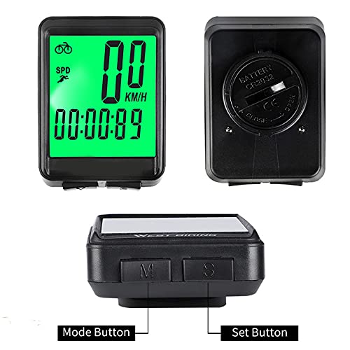 image for Flykee Wireless Bicycle Speedometer and Odometer 2-in-1 Waterproof Cyc