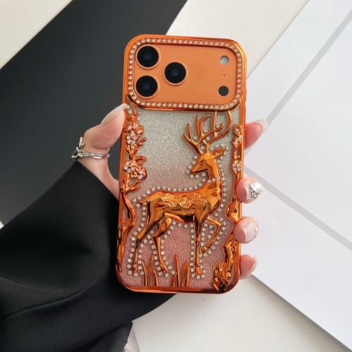 Coque antichoc iPhone 15 Pro Max en TPU brillant électroplaqué