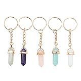 Claires Matching Pastel Crystal Best Friends Keychains for Girls, Set of 5