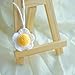 Handmade Crochet Cute Novelty Fried Poached Egg Bag Charm Purse Pendant Keychain