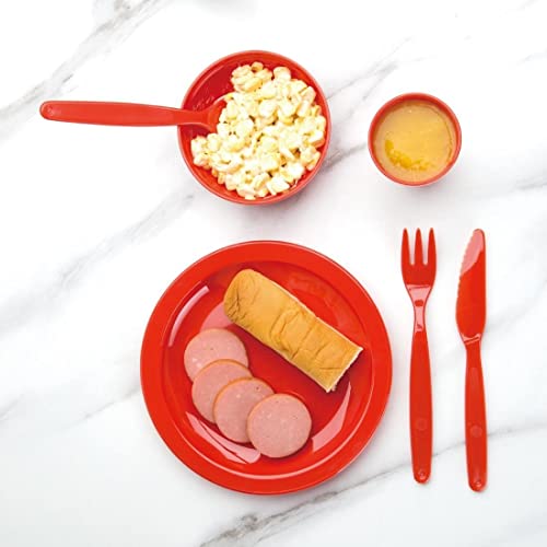 Olympia Kristallon Polycarbonat Becher Rot - 142ml 5oz (Box 12)