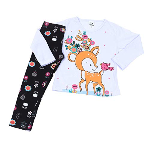 Kit 4 conjuntos meia estação roupa infantil feminino tamanho:8