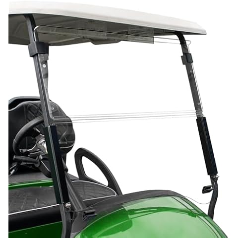 PZWLI Golf Cart Windshield for Club Car Precedent 2004-UP,5mm Extra Thick Design Golf Cart Windshield Replacement for Golf Cart Club Car Precedent Gas&Electric,Clear Cover