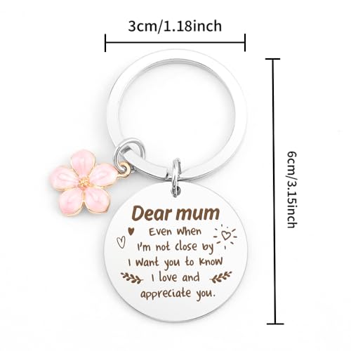 Hropzrcs Gifts for Mum, Presents for Mum, Mummy Gifts, Mum Keyring, Mum Gift, Mum Birthday Gifts, Mothers Day Gifts for Mum, Mother S Day Gift Ideas, Mum Christmas Gifts, Personalised Gifts for Mum
