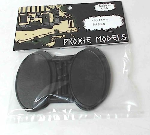 Proxie Models 45 X 75mm Oval Figure Bases