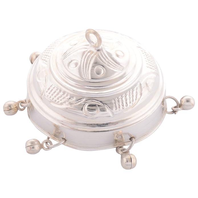ASTRO-D White pure Silver Chatar 2.5" inch 15 gm-image-17