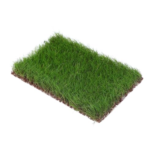 JOINPAYA Simulation Herbe Décorative pour Maquettes Micro-paysages Pelouse Miniature pour Modélisme Ferroviaire et Décoration Maison de Poupée