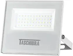 Refletor Taschibra TR LED 50W SLIM 3000K Branco