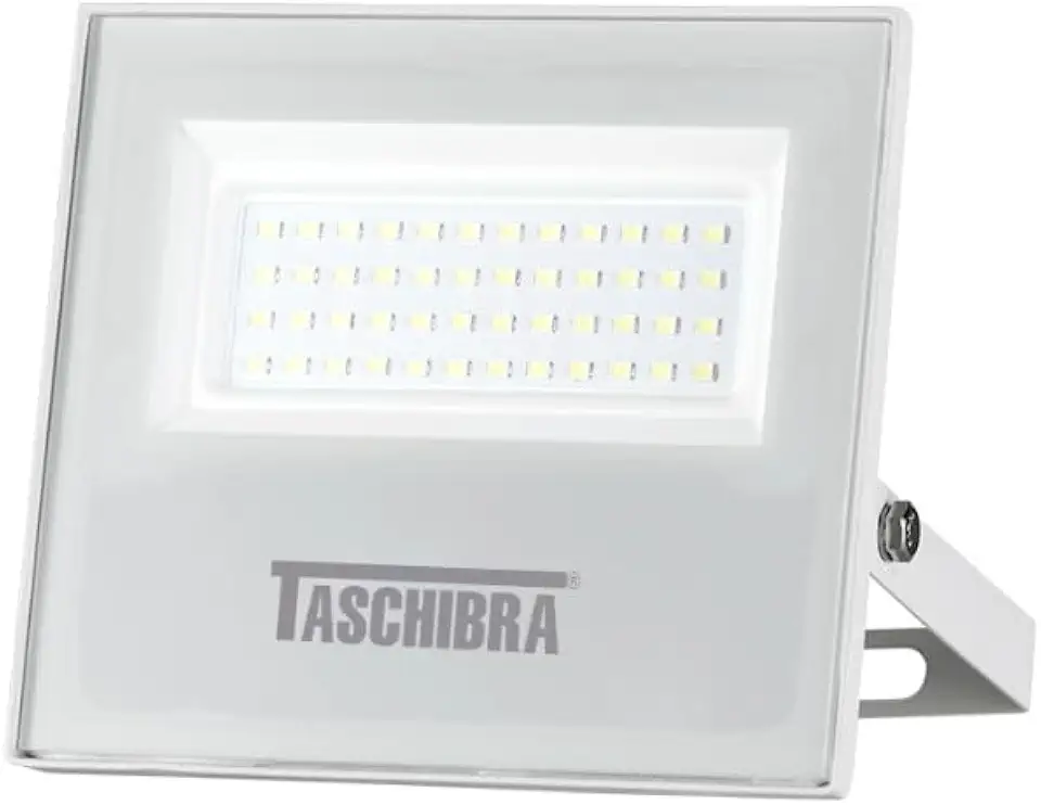 Refletor Taschibra TR LED 50W SLIM 3000K Branco