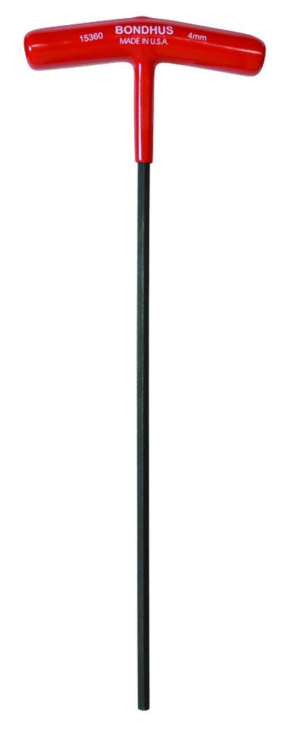 Bondhus, 4MM T-Handle HEX Driver 9", 4MM, 15360