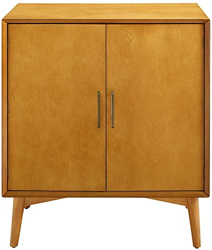 Crosley Furniture Landon Mid-Century Modern Bar Cabinet, Acorn #TOP3