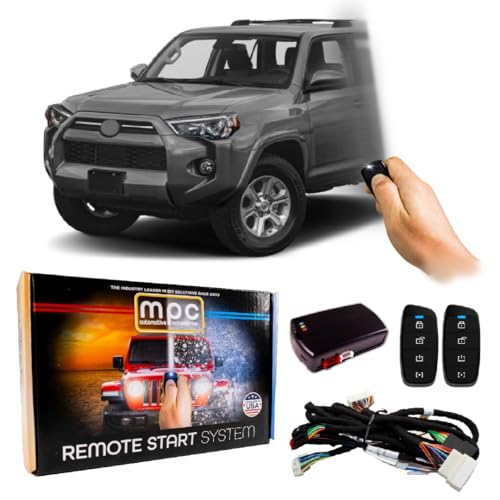 MPC Remote Start Kit Compatible with Toyota 4Runner 2022-2024 || Plug and Play || 2-Way Long Range Remotes || USA Tech Support