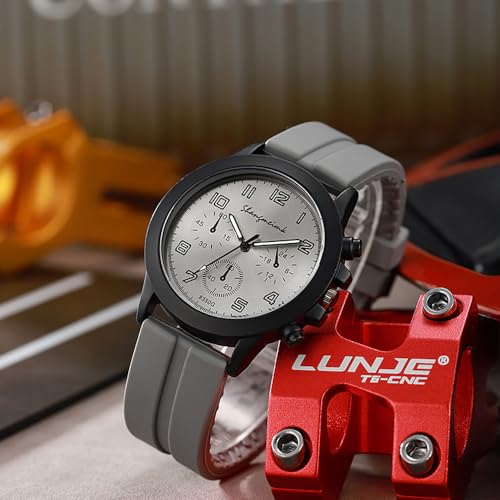 Weicam Unisex Simple Silicone Band Analog Quartz Wristwatches Sport Watch4