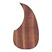 Guitar Pick Protector, PVC Good Compatibility Wood Grain Pattern Heavy Duty Acoustic Guitar Pickguard for Practice