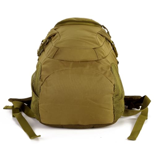 YFNT Tactical Backpack Molle School Bag Military School Bag Daypack Waterproof Backpack Trekking Backpack for Outdoor Sports Fitness Hiking bronze - Image 4